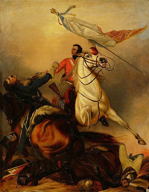 Battle for the Standard, 1815, Richard Ansdell