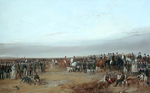 The Waterloo Cup Coursing Meeting, 1840, Richard Ansdell