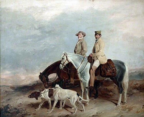 Figure Group in Glen Lyon, 1842, Richard Ansdell