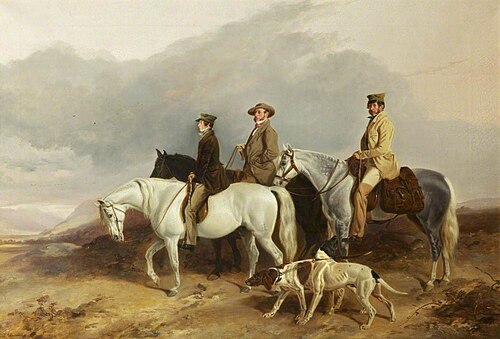 Figure Group in Glen Lyon, 1842, Richard Ansdell
