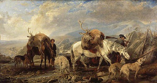The Deer Stalker's Return, 1846, Richard Ansdell