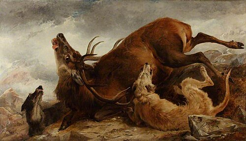 The Chase, 1847, Richard Ansdell