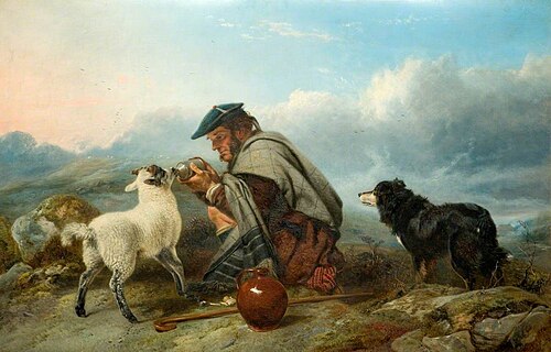 The Sick Lamb, 1853, Richard Ansdell