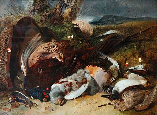 The Game Bag, 1853, Richard Ansdell