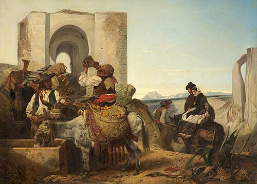 Ronda, Spanish Travellers, 1864, Richard Ansdell