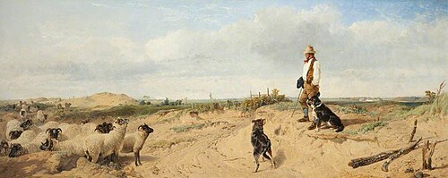 Lytham Sand Hills, 1864, Richard Ansdell