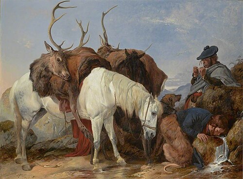 Return from the Hills, 1865, Richard Ansdell