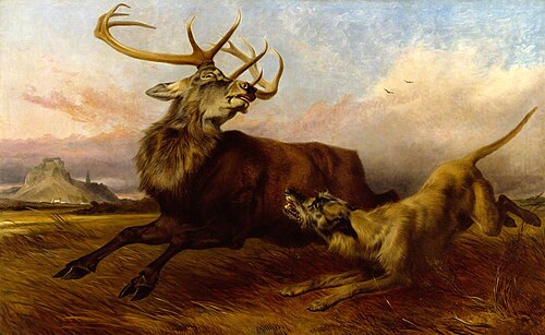 The Chase, 1870, Richard Ansdell