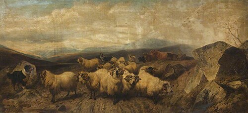 Highland Cattle, 1872, Richard Ansdell