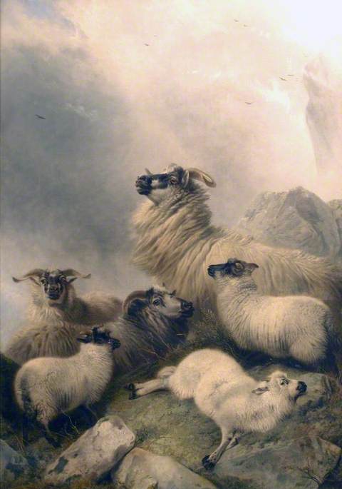 The Anxious Mother, 1875, Richard Ansdell
