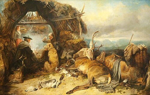 Highland Bothy, 1883, Richard Ansdell