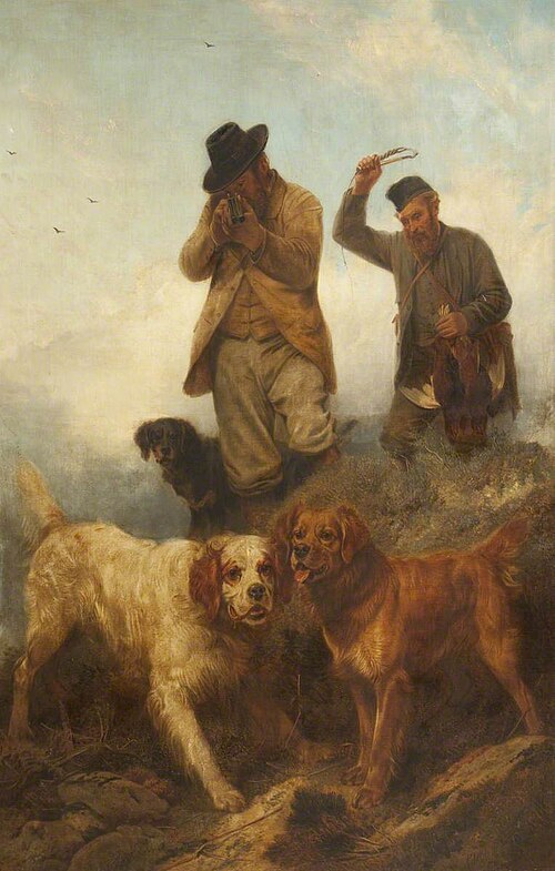 A Clear Day, Shooter and Dogs, , Richard Ansdell