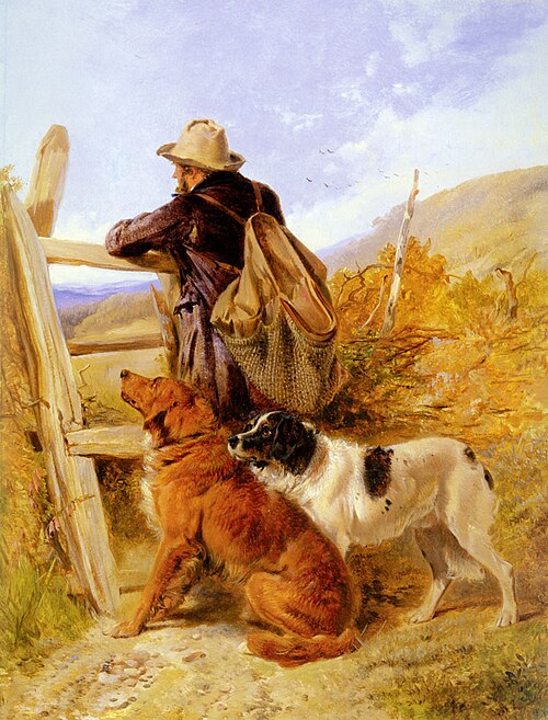 The Gamekeeper, 1850, Richard Ansdell