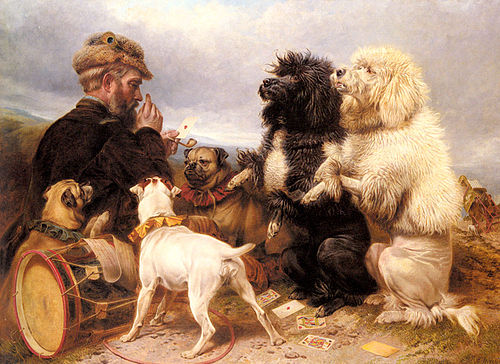 The Lucky Dogs, 1881, Richard Ansdell