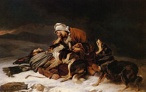 Lost In The Storm, 1850, Richard Ansdell