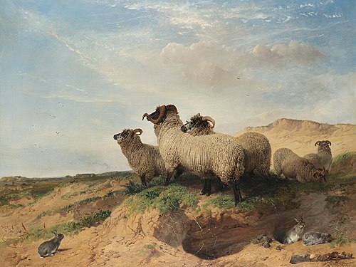 Lytham Sandhills, 1853, Richard Ansdell