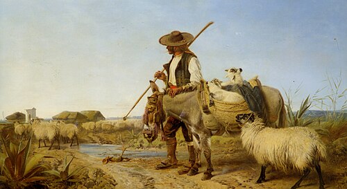 A Spanish Shepherd, 1863, Richard Ansdell
