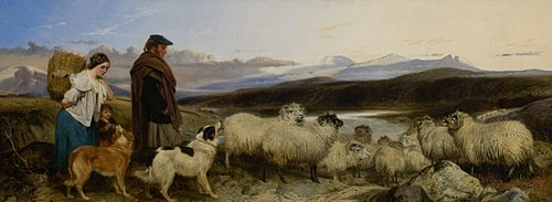 Highland Shepherd, 1864, Richard Ansdell