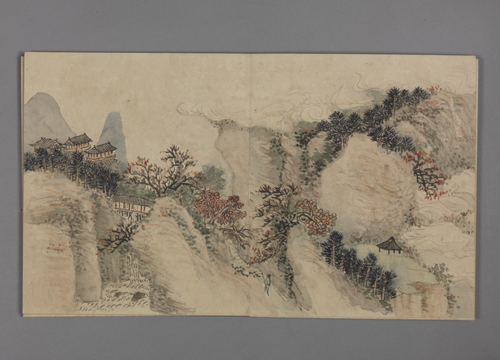 董诰四景山水小册, , Dong Gao