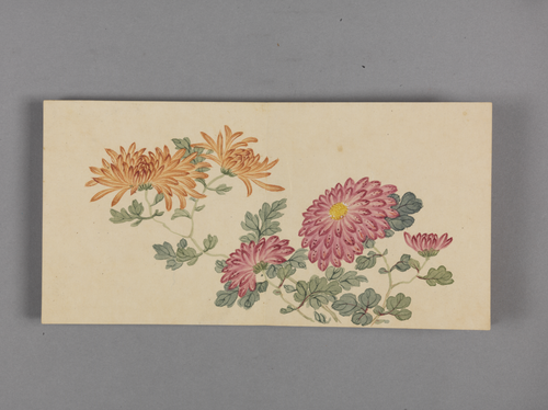 董诰陶篱益寿图小册, , Dong Gao