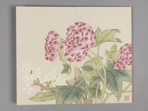 董诰绣谷丛芳图册, , Dong Gao