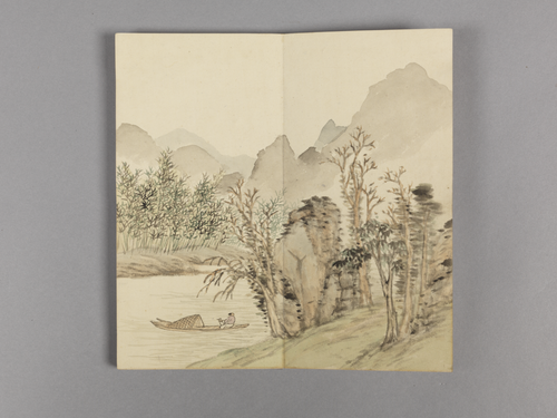 董诰仿宋元山水册, , Dong Gao