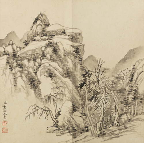 董诰仿宋元山水册, , Dong Gao