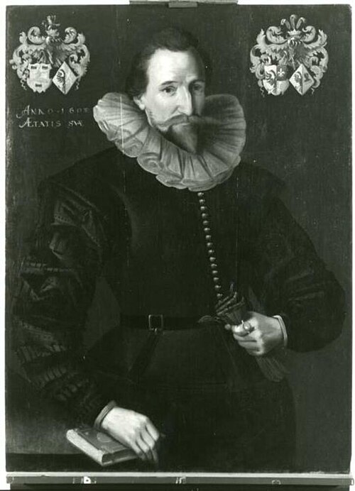 Portrait of Wytze van Cammingha (?-1612), 1608, Master of the Portrait of Adie Lambertsz.