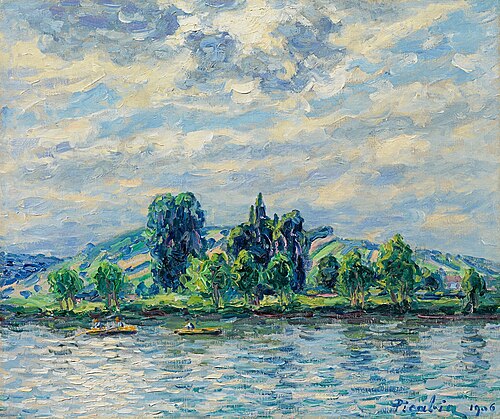 Bords de l'Yonne, effet de soleil, 1906, Francis Picabia