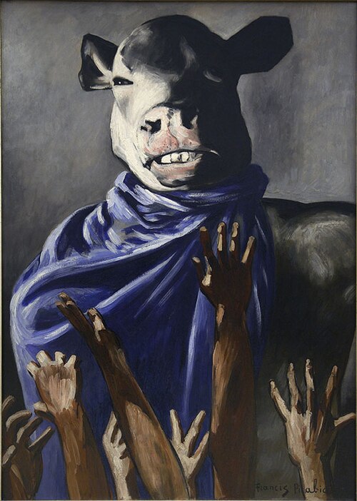L'Adoration du veau, 1941, Francis Picabia
