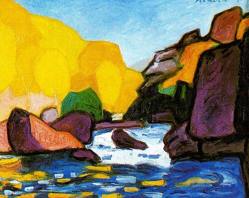 Bords de la Sédelle, 1909, Francis Picabia