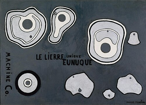 Le Lierre unique eunuque, 1920, Francis Picabia