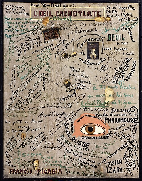 L'Œil cacodylate, 1921, Francis Picabia