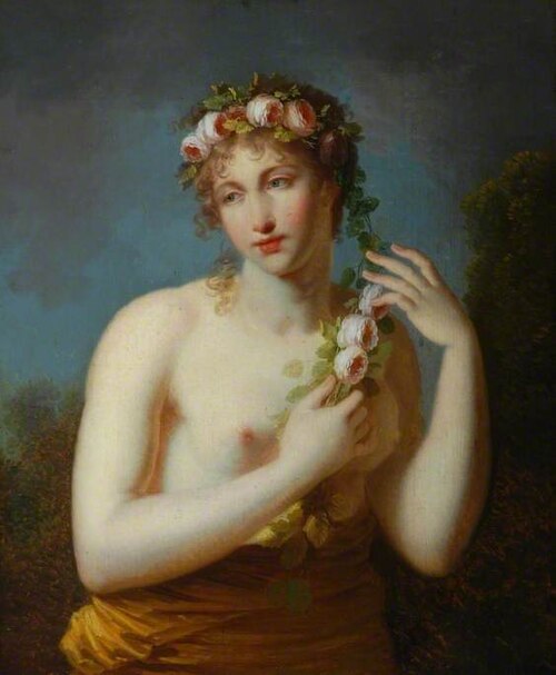 Half-Length Figure of a Bacchante, 1815, Jacques-Antoine Vallin