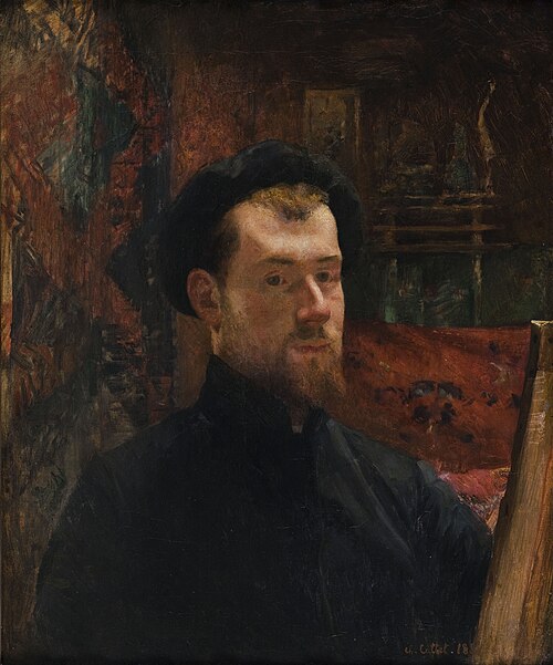 Autoportrait, 1889, Charles Cottet