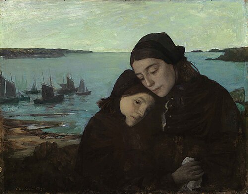 Le Deuil, 1892, Charles Cottet