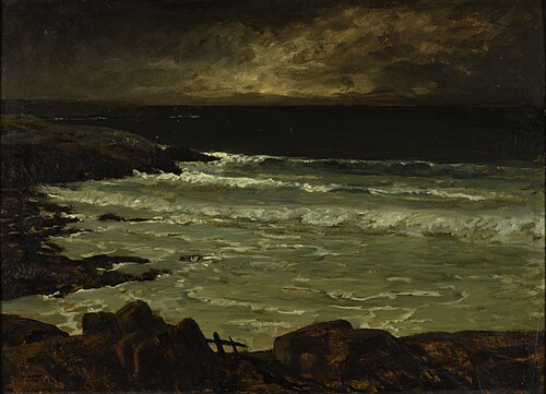 Temps d'orage sur la mer, 1904, Charles Cottet