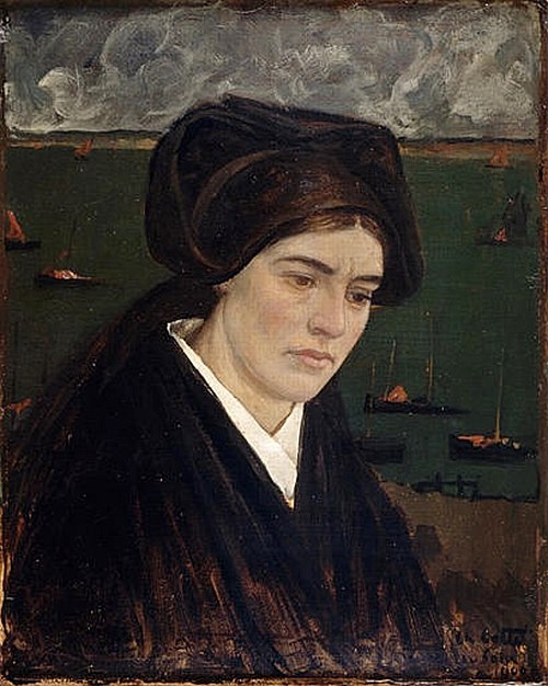Jeune Fille de l'île de Sein, 1909, Charles Cottet
