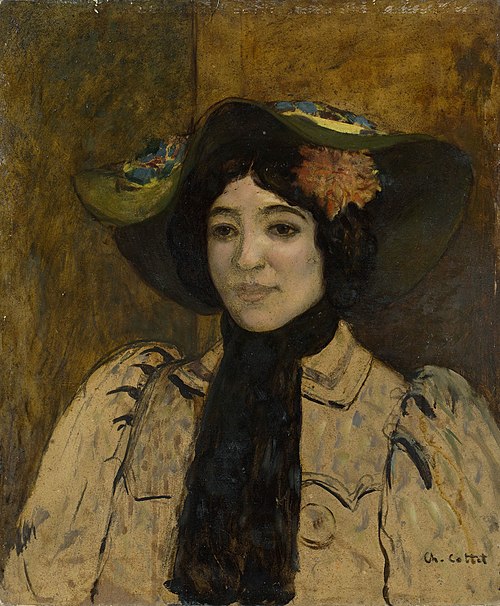 Portrait de femme, 1900, Charles Cottet