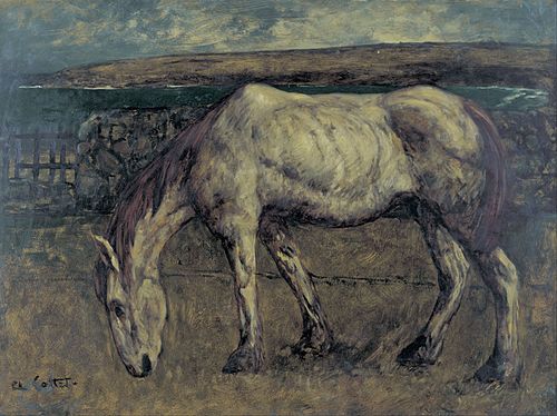 Old Horse in the Wasteland, 1898, Charles Cottet
