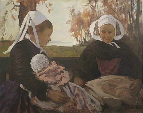 The Three Generations, 1909, Charles Cottet