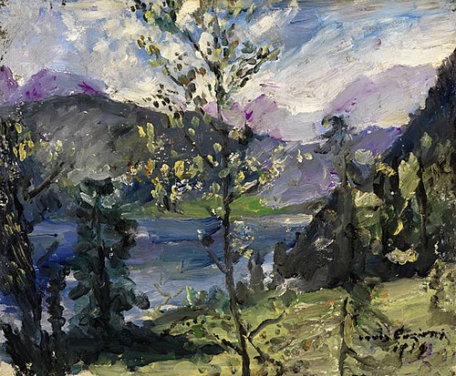 Landscape at the Walchensee, 1919, Lovis Corinth