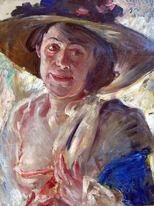 Woman with Rose-Trimmed Hat, 1912, Lovis Corinth