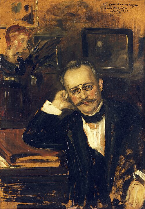 Porträt Hans Rosenhagen, 1899, Lovis Corinth