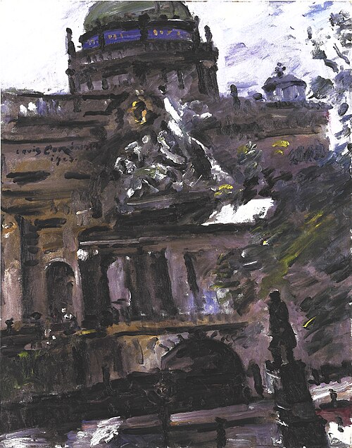 Die Schloßfreiheit in Berlin, 1923, Lovis Corinth