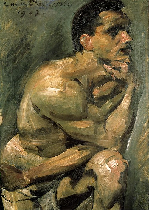 Männlicher Halbakt, 1913, Lovis Corinth