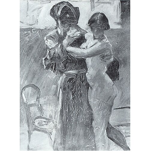 Death and the Maiden, 1913, Lovis Corinth