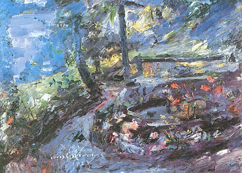 Regenstimmung am Walchensee, 1923, Lovis Corinth