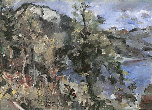 Der Jochberg am Walchensee, 1924, Lovis Corinth