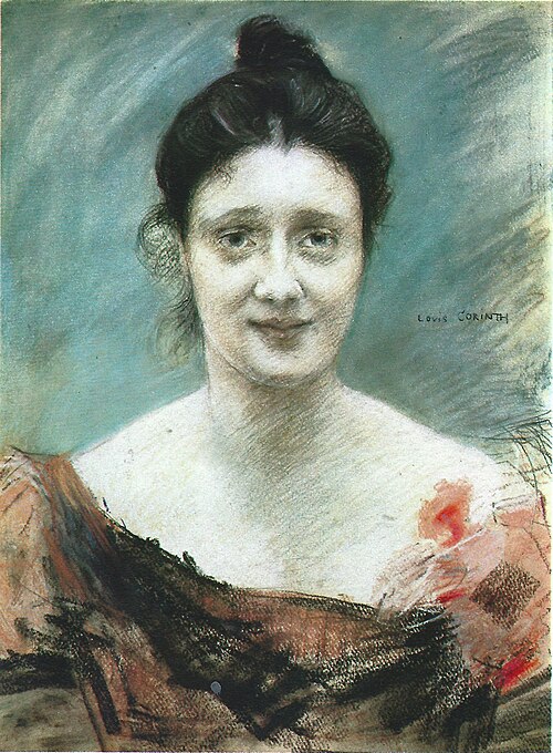 Portrait (later on Mainzer) of Gertrud Mainzer Sabersky, 1898, Lovis Corinth